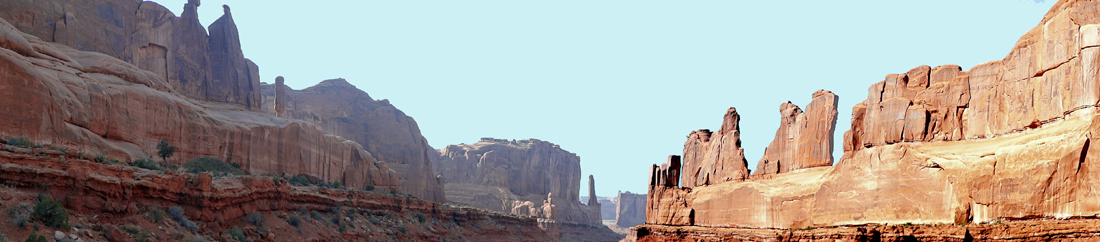 a panorama of the formations at Park Avenue